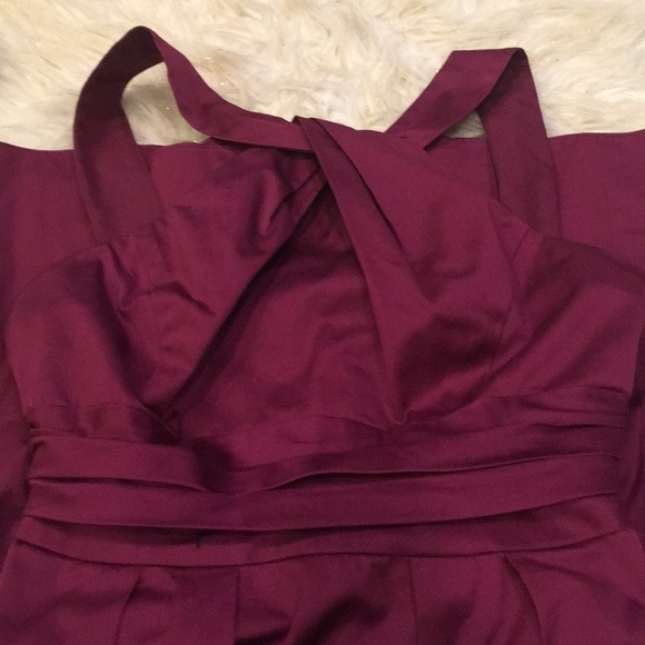 David’s Bridal Bridesmaid Dress Size 6 Not Altered Pockets Lined Soft Cotton - Picture 5 of 7